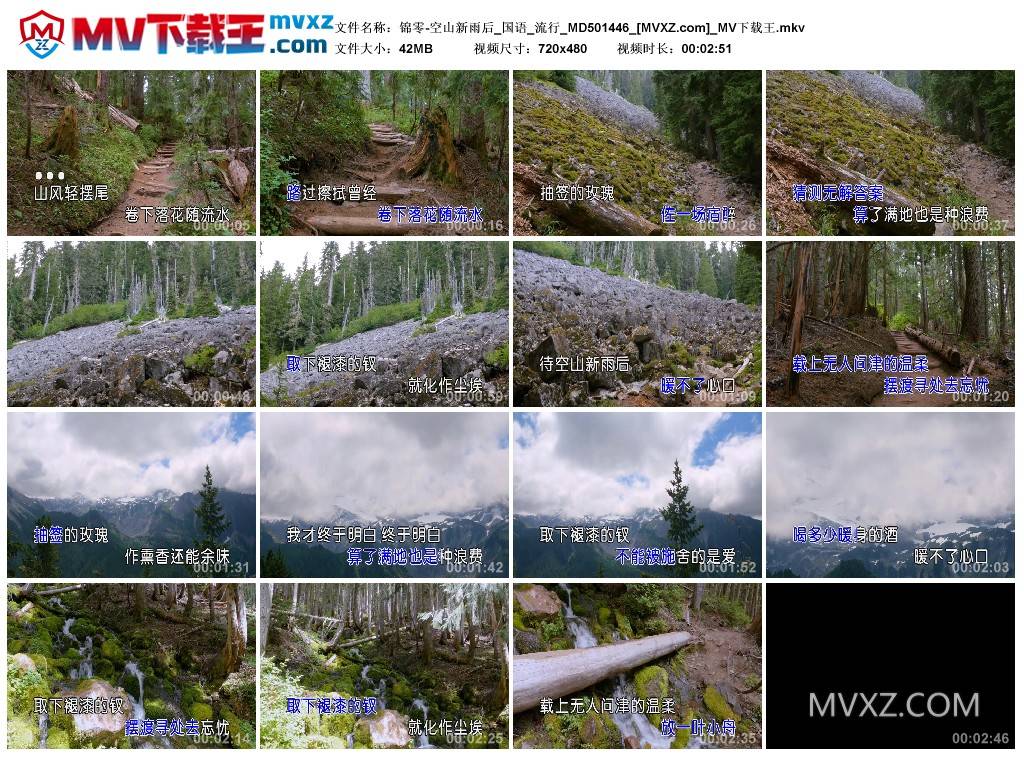 锦零-空山新雨后_国语_流行_MD501446